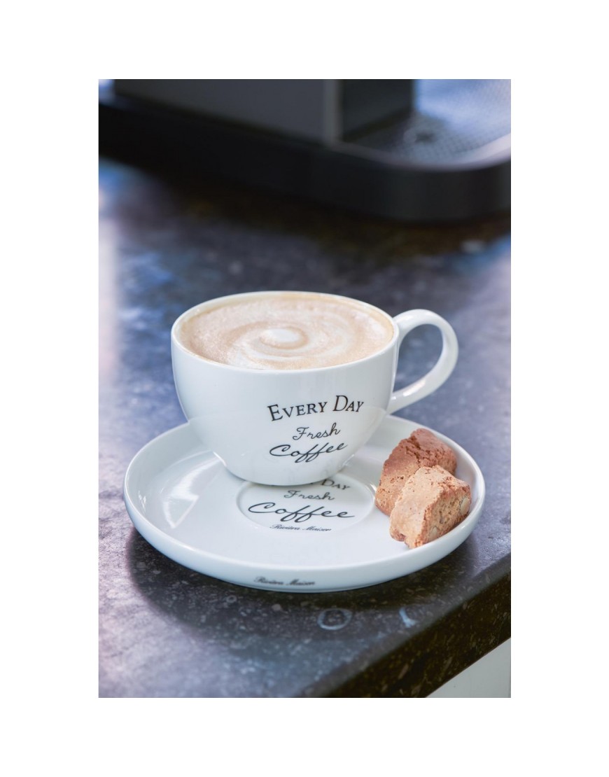 Every Day Fresh Coffee Cup & Saucer